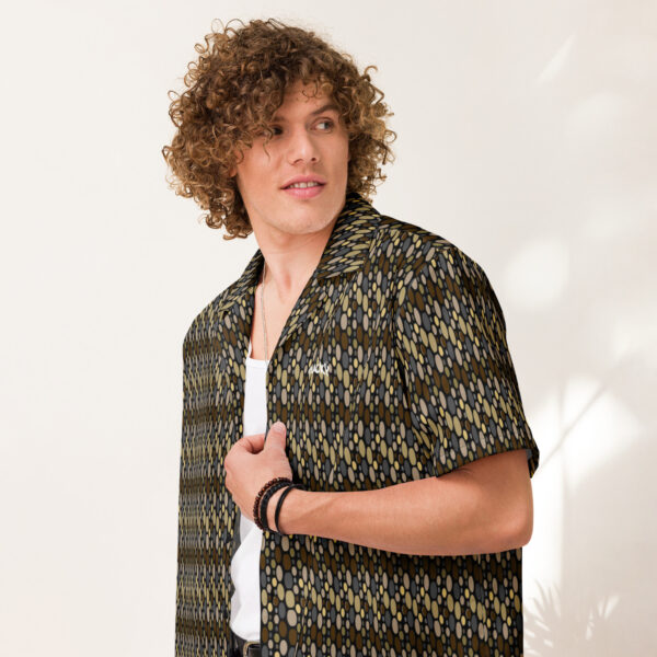 Unisex button shirt Qvacky Model 554F - Image 10