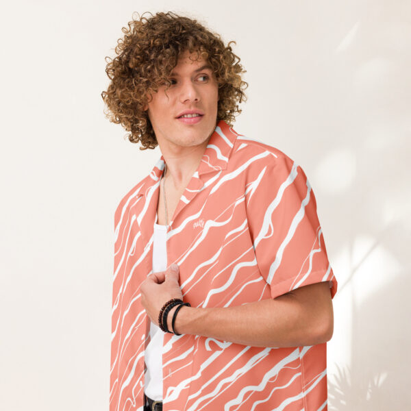Unisex button shirt Qvacky Model 556BF - Image 3