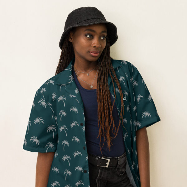 Unisex button shirt Qvacky Model 553EF - Image 5