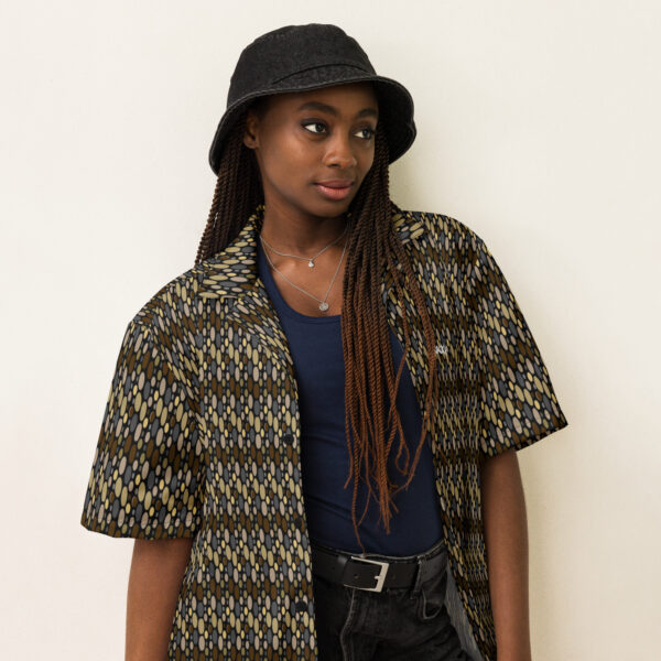 Unisex button shirt Qvacky Model 554F - Image 13