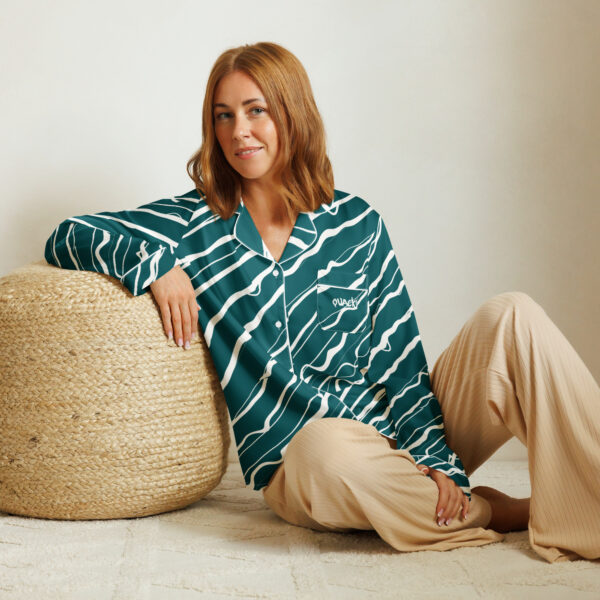 Women’s long sleeve pajama top Qvacky Model 556DF - Image 8
