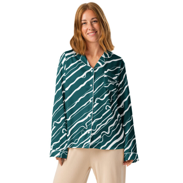 Women’s long sleeve pajama top Qvacky Model 556DF - Image 9